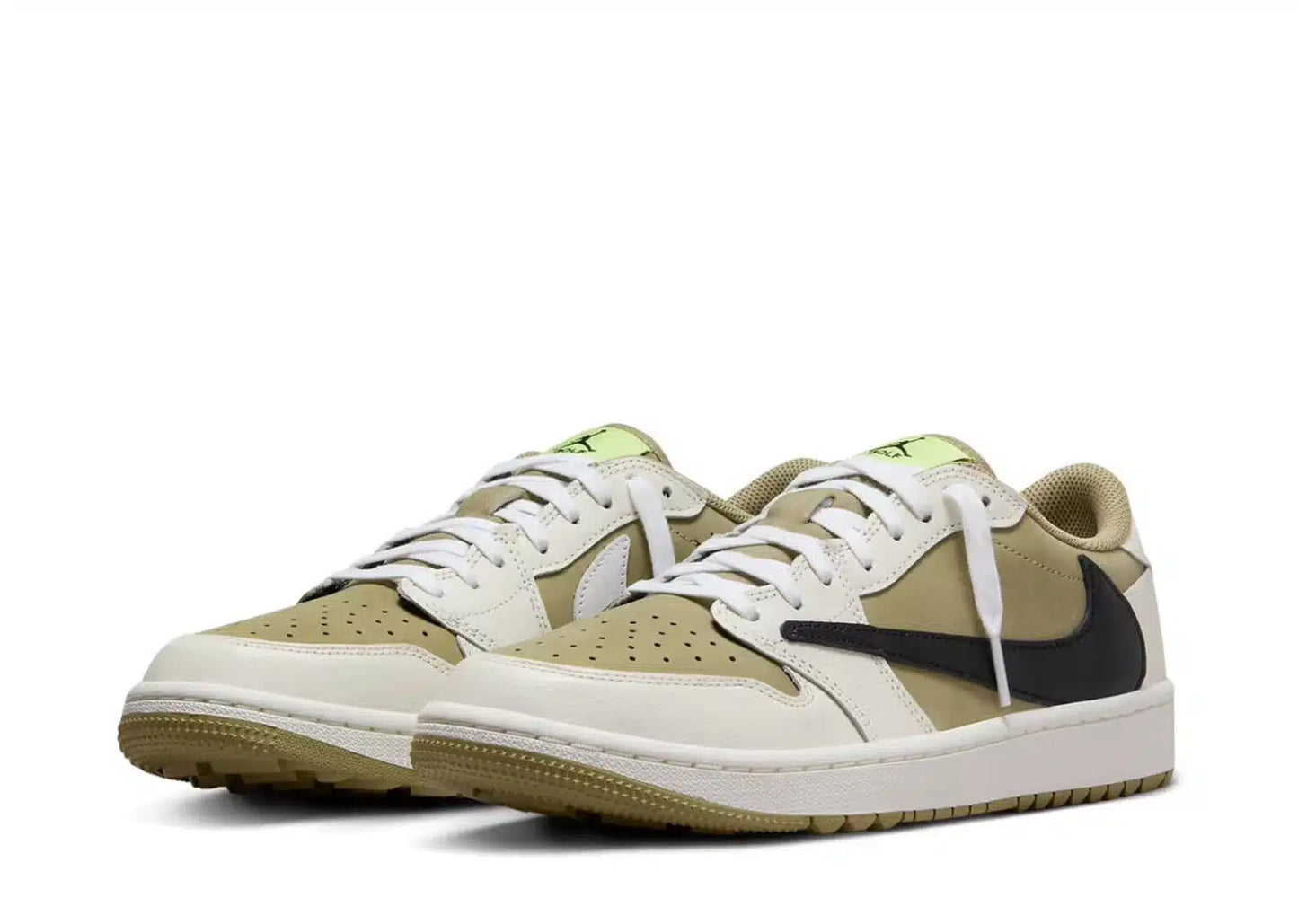 Air Jordan 1 Retro Low Golf Travis Scott Neutral Olive